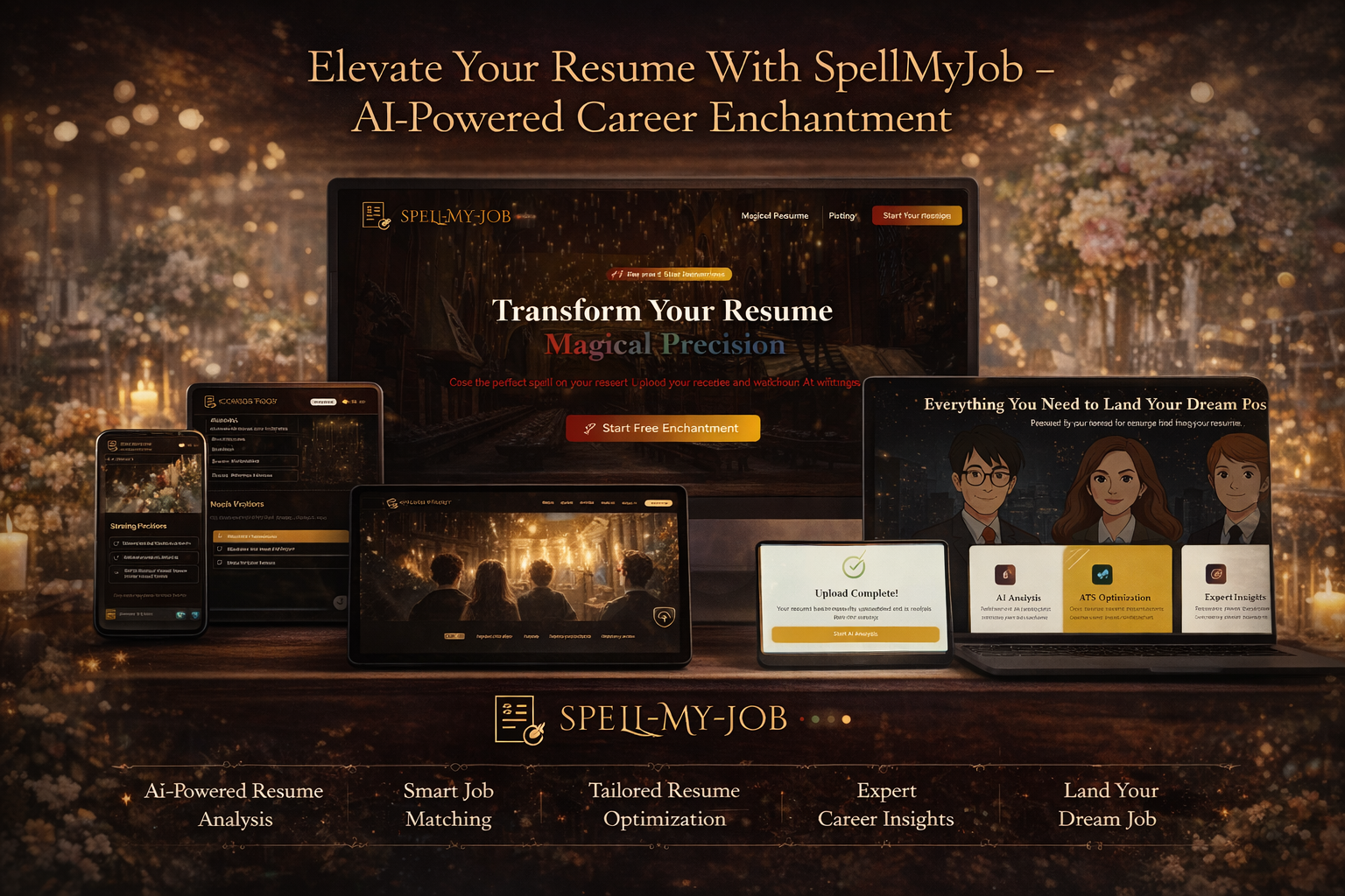 Spell My Job - Conversion-Focused Landing Page by Chetan Thakur